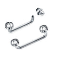 Gaby G23 Titanium Piercing Christina Jewelry Clavicle Ring with Crystal Discs Titanium bar Titanium Piercing Jewelry