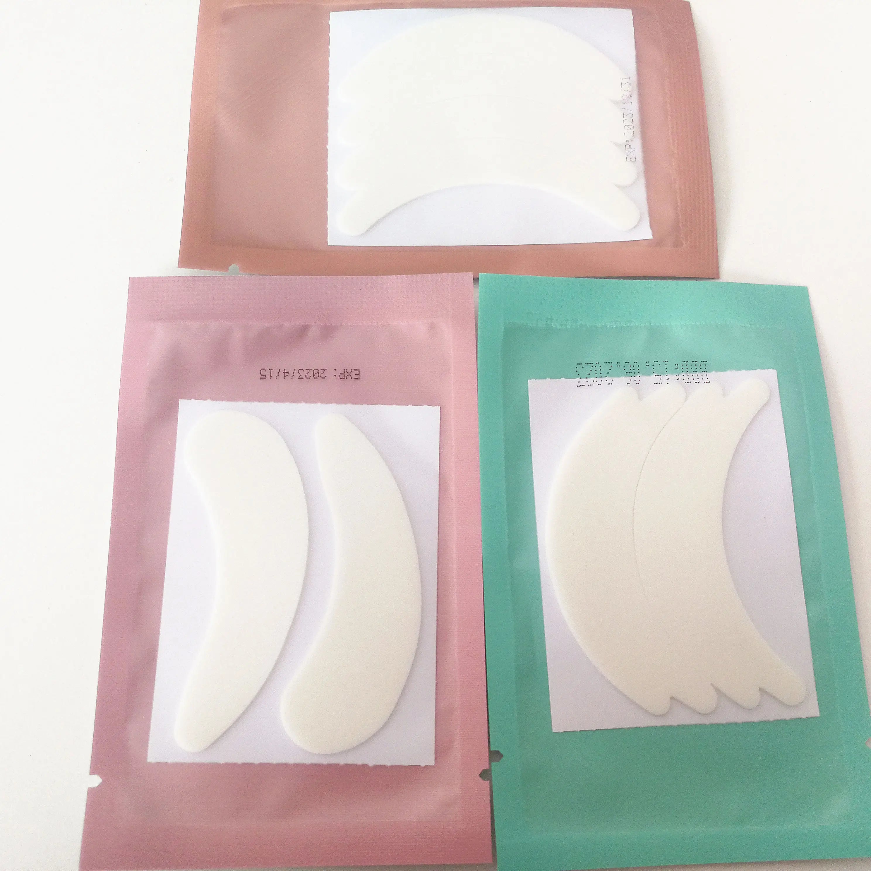 Private Label Custom Foam Tape Eyepatch Under Eye Pad for Eyelash Extension OEM Microfoam Gel Lash Patch