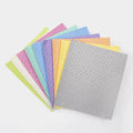 Customized Pattern Reusable Swedish Dishcloth Biodegradable Cotton Print Cleaning Cellulose Sponge for Kitchen Dish Towel