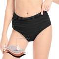 High Waist Swimwear Period Panties 4 Layers Leak Proof Swimming Bikinis Women Underwear Menstrual Swim Wear Absorbent Briefs