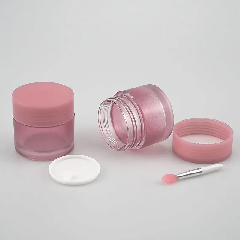 1oz makeup skincare plastic eyecream lip butter balm pot
