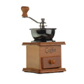 Z Hot Selling Custom logo Wooden Manual Coffee Bean Grinder with Ceramic Grinding Core