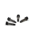 Black Plastic Lock Pin Spring Fan Snap Rivet 14mm/18mm Quick Self-blocking Fixing for Ventilating Equipment