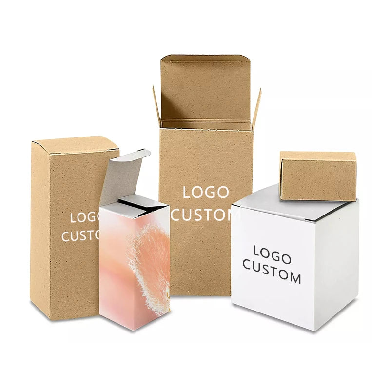 Eco-Friendly Cosmetics Folding Paper Packaging Box for Single Tube Candle Perfume Products Package Rte Straight Two Tuck End Box