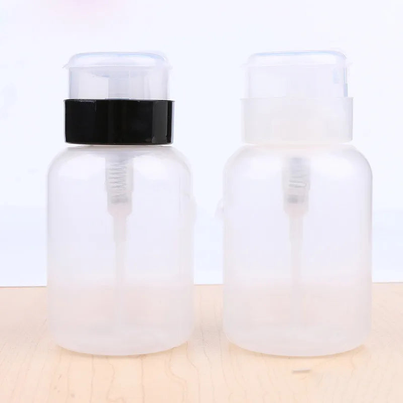NAT023 200ML Custom Nail Polish Remover Bottle Mist Cosmetic Pump Dispenser Private Label Commercial & Home Use