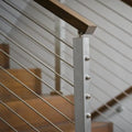 Y L 316 Stair Indoor Balustrade Stainless Steel Post Cable Deck Railing with Mental Handrail