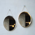 Tray  Frame Custom Decorative Mirror Wall Mirror Black Metal Oval Wall Mirror