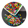 New Fashion Colorful Alloy Open Rings Lobster Clasp Hooks Ball Chains for Jewelry Making Findings Tools Supplies Bracelet Clasp