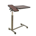 Adjustable Height Wooden Panel Over Bed Table Split Tilting Top Hospital Furniture Dining Modern Design