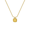 French Style Ins Style Geometry Square Thread Necklace Clavicle Chain Stainless Steel Accessories