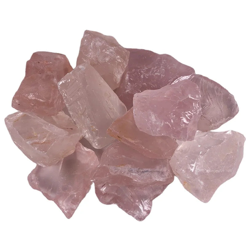 Wholesale Natural Healing Quartz Gemstone pink Rough Rose Quartz Chunk for Reiki