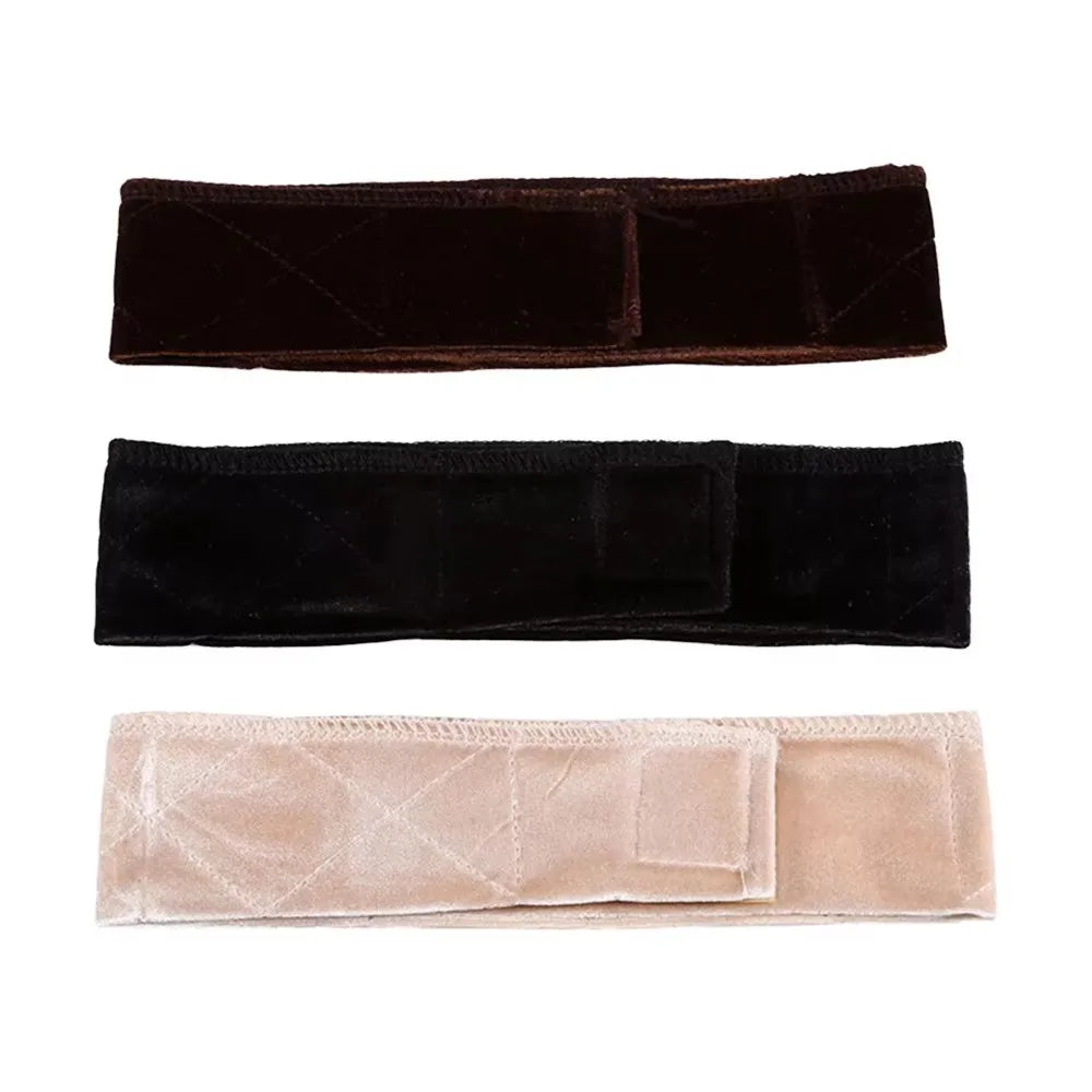 Wholesale Custom Logo Hair Accessories Adjustable Fastern Velvet Wig Grip Headband Head Headbands Wig Band  for Women Men
