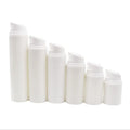 Low MOQ 30ml 50ml High-End Airless Eye Cream Pump Sprayer with PP White Cap for Face Masks Serum & Lotion & False Eyelashes