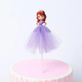 Princess Cake Decoration Topper Cartoon Flag for Baby Shower Happy Birthday Party Dessert Table Supplies