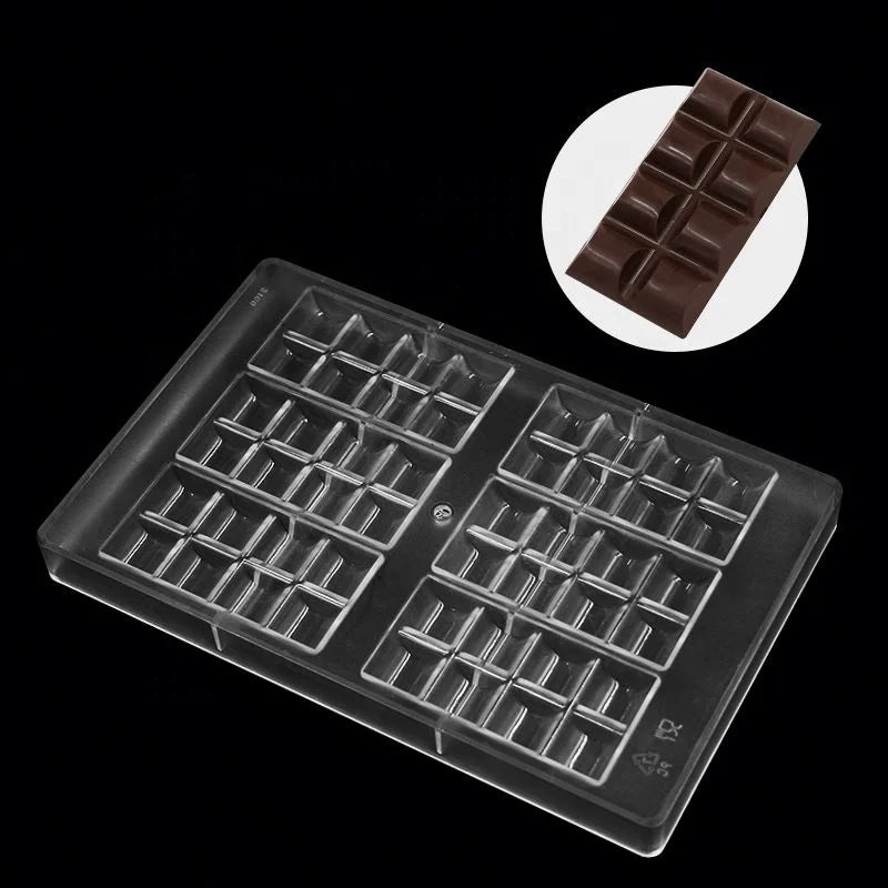 Polycarbonate PC Mould Clear Hard Plastic Candy  Chocolate Bar Molds