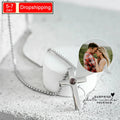 New North Custom Projection Necklace Stainless Steel Jewelry Remembrance Charm Photo Projection Cross Pendant Couple Necklace MegaBDM