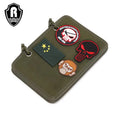 4 Pieces Tactical Finishing Storage Board DIY Badge Paste Pad for Velcroes Display Nylon Board Patch Holder Mat