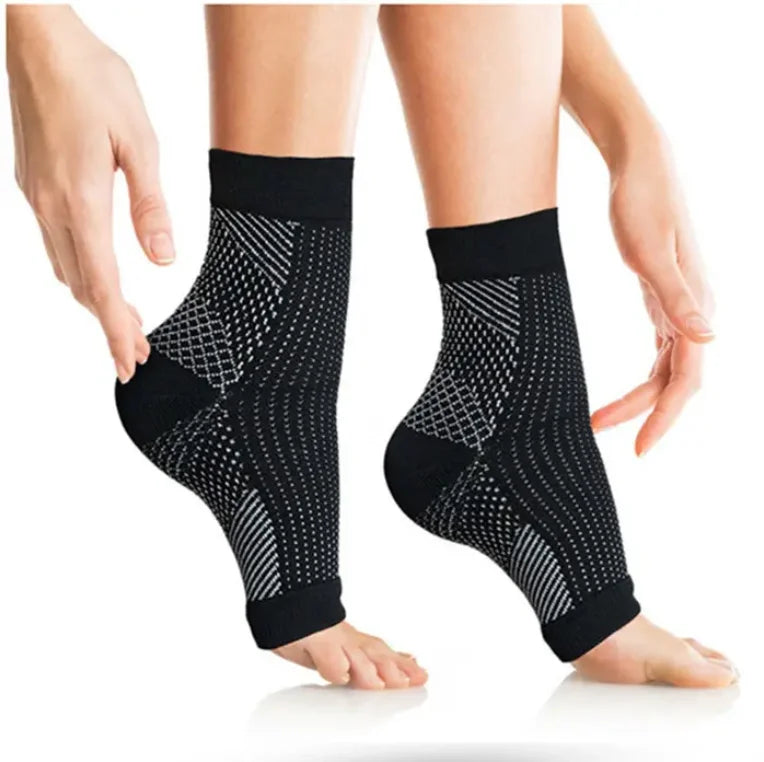 Sports Gym Injury Recovery Compression Socks Feet Pain Relief Brace Open Toe Ankle Support Sleeve