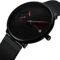 CRRJU 2258 Mens Simple Date Top New Luxury Waterproof Sport Watch Men Ultra Thin Dial Quartz Watch Casual Relogio Masculino