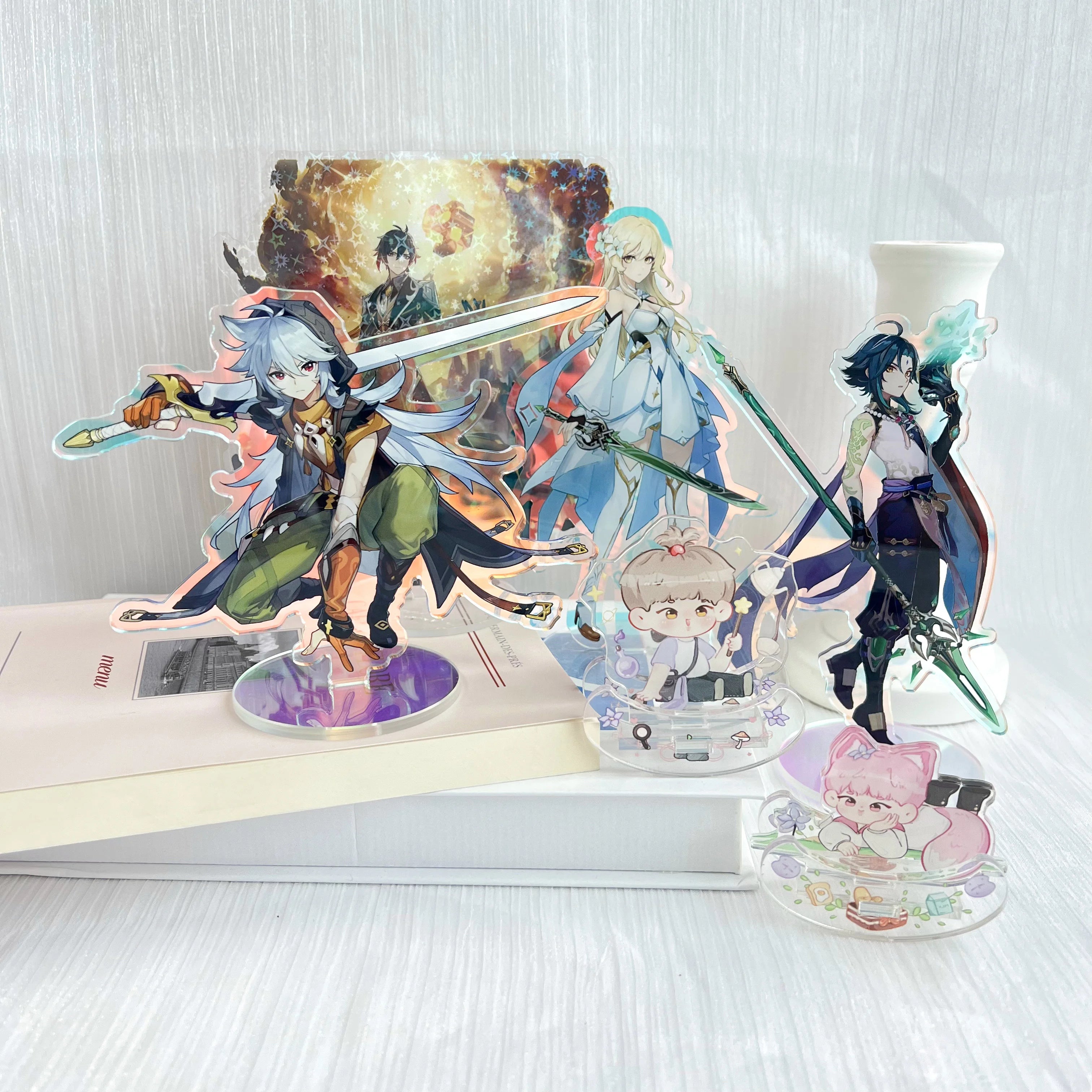 Custom-Printed Anime Character Transparent Stands Plastic Stands Acrylic Stands