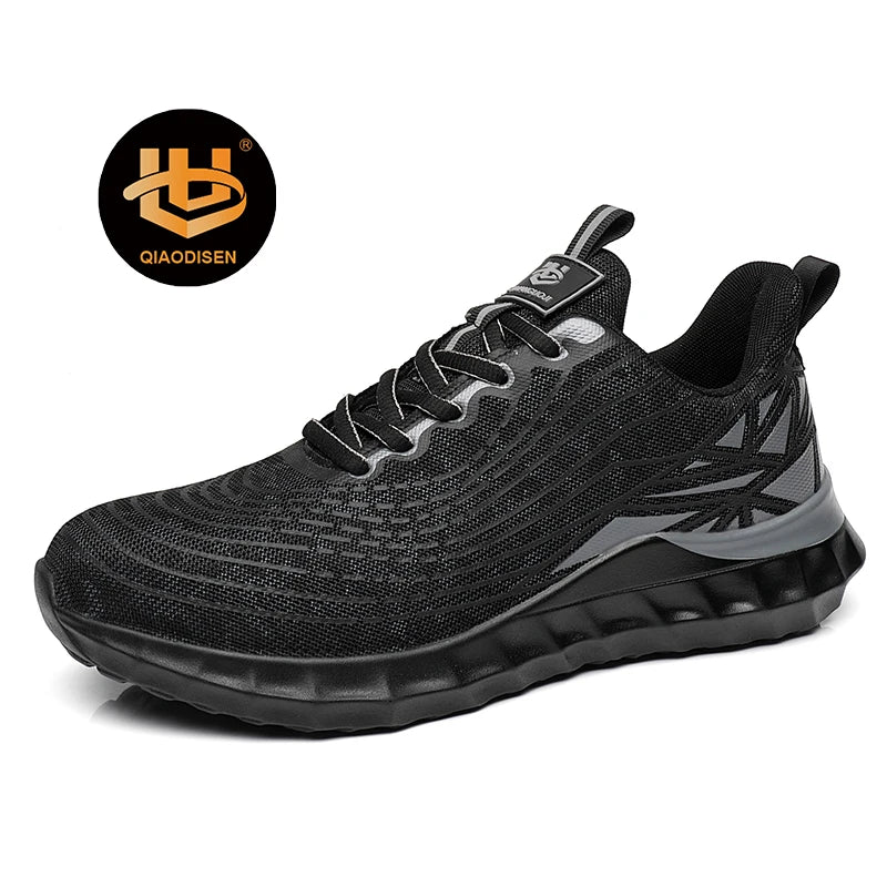 Anti-smashing Anti-collision Steel Head Soft and Light Work Shoes Comfortable and Breathable Safety Shoes Anti-puncture