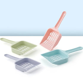 Cat Litter Scoop PP Scoops for Kitty Litter Boxes Sifter Deep Shovel Solid Core Corrosion Resistant Litter Box Cleaner