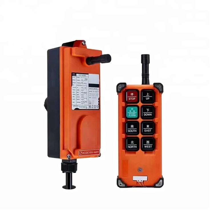 Industrial Wireless Remote Control for Electric Hoist Crane | Multi-Button Controller