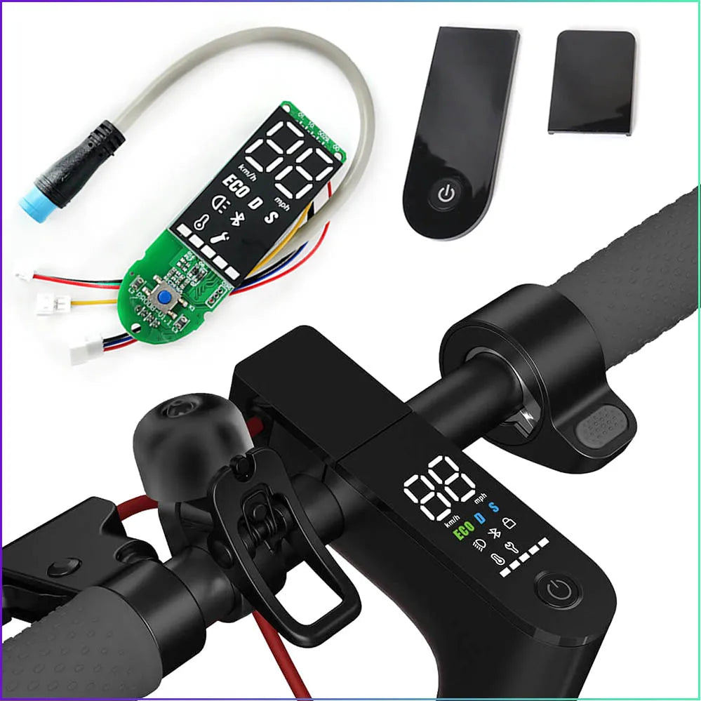 Superbsail M365 Pro Dashboard Upgrade BT Circuit Board Screen for Xiaomi M365 Scooter Pro Accessories Including Scooter Saddle