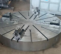 4 Jaw Steel Chuck Large-sized Outer Diameter 2000mm Heavy-duty Claw Independently Adjustable Manual Chuck for CNC Lathe Machine
