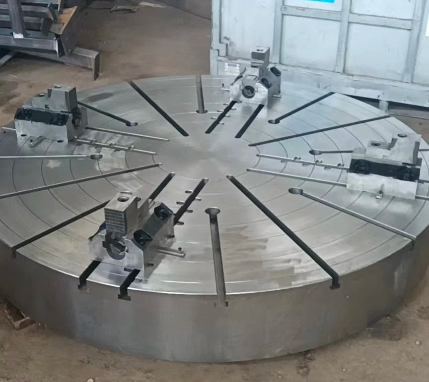 4 Jaw Steel Chuck Large-sized Outer Diameter 2000mm Heavy-duty Claw Independently Adjustable Manual Chuck for CNC Lathe Machine