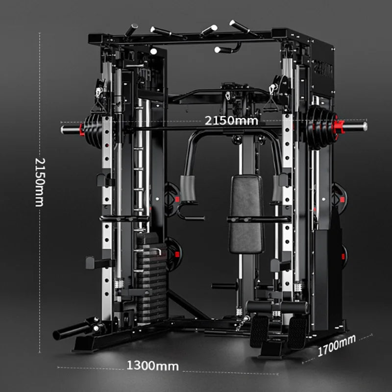 Customized Smith Machine Multi Functional Squat Frame Large Wholesale Fitness Equipment Manufacturer China