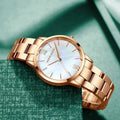 Hannah 1221 Simple Female Quartz Lady Watch Alloy Chronograph Wrist Manufacturer Minimalistic