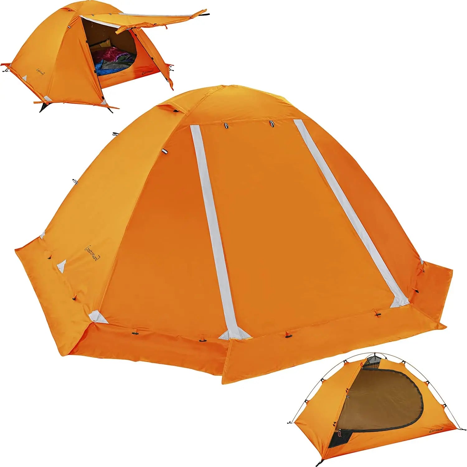 WOQI Outdoor Camping Backpacking Tent Camping Tent  2 Persons Large Waterproof Tents Family
