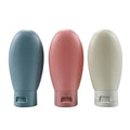 60ml Travel Squeeze Soft Tube PE Plastic Flip Cap Bottle with Screw Cap for Shampoo Lotion Screen Printing Surface Handling