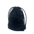 Velvet Dust Bags Drawstrings Foil Logo Velvet Bag With Logo Printing Velvet Drawstring Bag