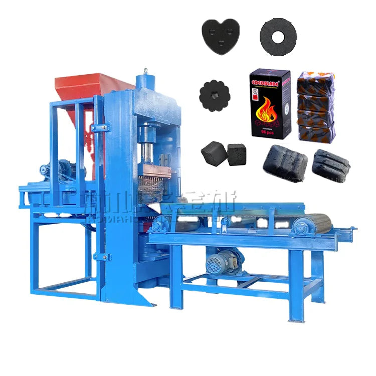High Pressure Cube Bbq Shisha Coal Charcoal Briquette Equipment Hydraulic Hookah Charcoal Press Making Machine