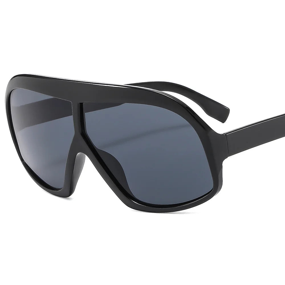 89177 Finewell Plastic Frame Fashion Large Sun Glasses Oversized Shield Shades Sunglasses
