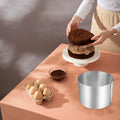 Custom Logo Stainless Steel 6-12 Inch Adjustable Cake Ring Round Shape Cake Mold and Mousse Rings for Baking