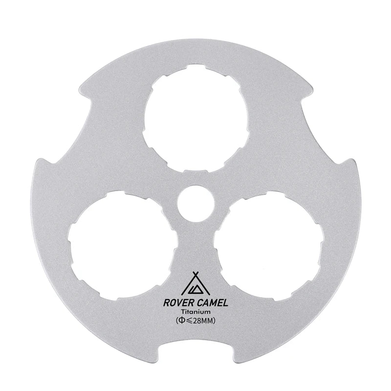 Chinese Products Camping Tripod Board Turn Branches Into Campfire Tripod Titanium Support Plate with Adjustable Chain for Outdoor Cookware