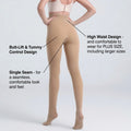 OEM 300g Fleece Lined Tights Manufacturer Winter Nylon Legging Thermal Tummy Control Pantyhose Bulk Custom Private Label Factory