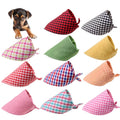 Custom Soft Comfortable Classic Personalized Pet Head Scarf Cotton Decorate Breathable Pet Saliva Towel Triangle Bandanas