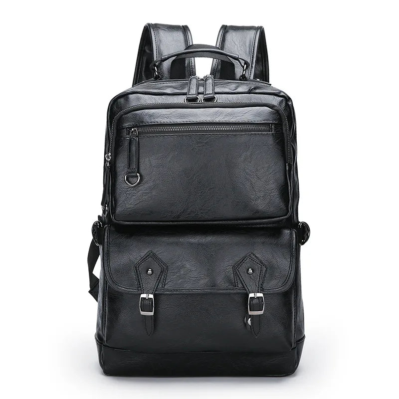 New Design Travel Bag Men's Sports Youth Schoolbag Waterproof PU Laptop Backpack 42x30x14cm 0.73kg