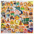 52Pcs Cool This Is Fine Meme Graffiti Stickers for Car Luggage Decor Sarcastic Prank Sticker
