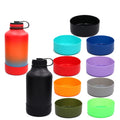 64oz Silicone Rubber Water Bottle Tumbler Protector Base Boot Vacuum Thermos Flask Bottom Sleeve Protective Case Cover