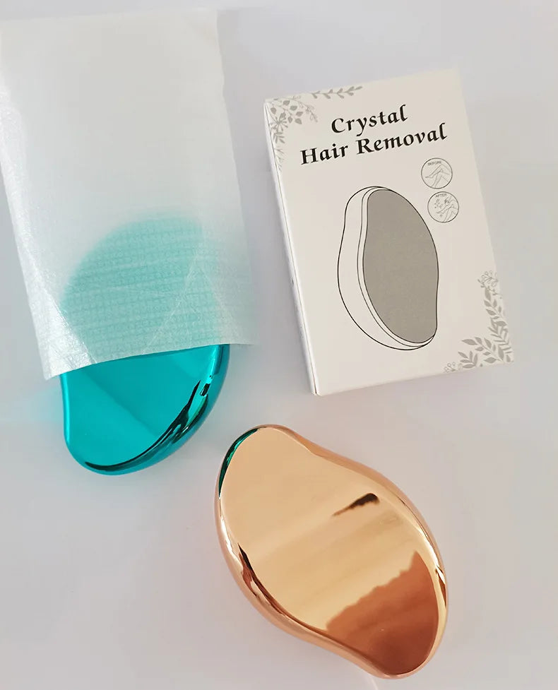 HZ Crystal Hair Eraser Remover Painless Leg Hair Removal for Women Silky Crystal Eraser Exfoliator Tool Hair Removal Appliance