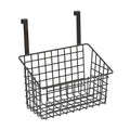 Simple Houseware Cabinet Door Organizer Household Storage Basket Hanging Basket