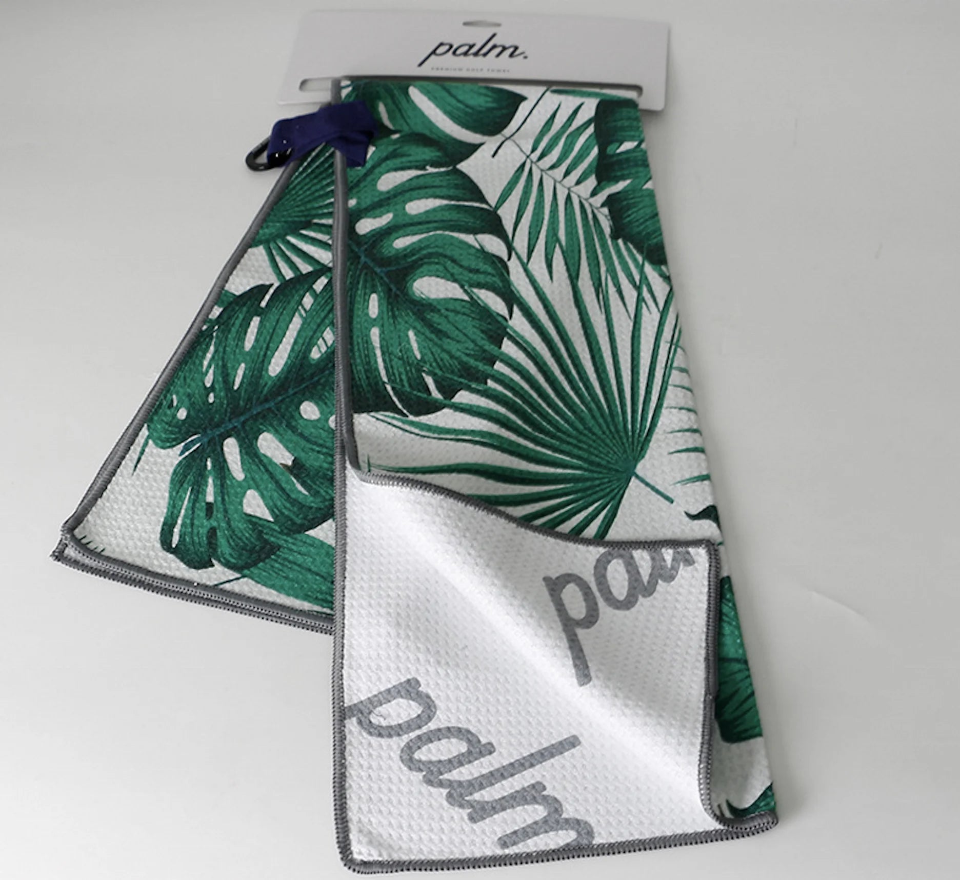Custom Personalized Logo Digital Printed Microfiber Waffle Microfibre Golf Towel with Hang Loop