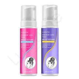 Private Label Natural Vegan Olive Oil Alcohol Free Hair Foam Mousse for Curly Hair Braids Twist Locs
