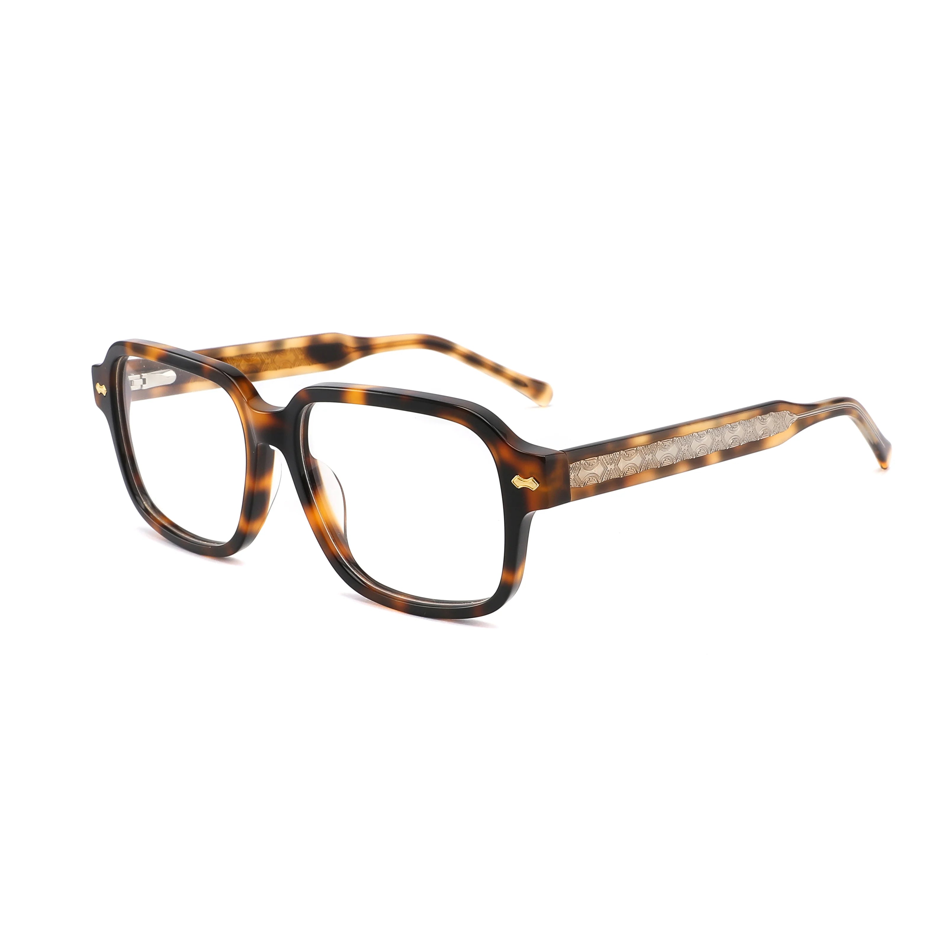 Wholesale Hot Sale Famous Brands Designer Square Glasses Frame Eye Glasses Acetate Optical Eyeglasses Price