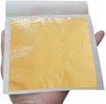 8x8 Edible Decoration Gold Sheet Genuine Artificial 24 Karat Flakes Pure Gold Foil Leaf 24k Edible Gold Leaf